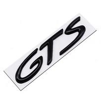 1 vnt. 3D metaliniai GTS automobilio ženkleliai Lipdukai Emblema Sparnas Šoninis Galinis Bagazines dangtis Ženklelis Lipdukas Priedai 911 718 GTS Turbo 4 S 1pcs black