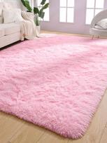 Plaušinis kilimas svetainei Dideli balti minkšti purūs kilimai Miegamojo sutirštintas grindų kilimėlis Paauglių kambario namų dekoravimo kilimai 50x80cm  small size white