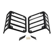 For JEEP WRANGLER JK 2007-2017 ACCESSORIES TAILLIGHT GUARD / FRONT GRILLE / REARVIEW MIRROR / BRACKET / HOOD COVER / TANK COVER black