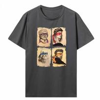 Mokslinės Vėžliukai Marškinėliai Vyrams Mutantiniai Ninja Trumpomis Rankovėmis Humoro Marškinėliai Apvalia Kaklo Dalimi Juokingi Viršutiniai Drabužiai Su Spaudiniu Grafinis Marškinėlis Cosplay Marškinėliai XL beige