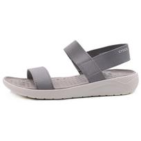Crocs LiteRide Laisvalaikio basutės Moteriškos Šviesiai pilkos Baltos 37-38 gray