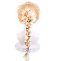 Princesės Elzos Kasos Mergaitėms Mažos Mergaitės Cosplay Anna ir Elsa Kasos Vaikų Pasiruošimo Rinkinys Plaukų Aksesuarai princess elsa 2 white