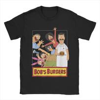 Juokingi Bobs Burgers Gene ir Linda's Piano Bar Marškinėliai Vyriški Medvilniniai Trumpomis Rankovėmis Apvalia Kaklo Vasaros Viršus M beige