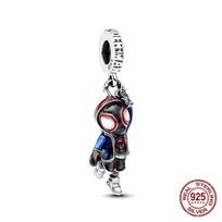 Nauji  Mickey Minnie Karoliukai Marvel Geležinis Žmogus Pakabukai Sterlingas Sidabras originalūs Tinka Apyrankei Pasidaryk pats Papuošalų Gamyba Moteriška Dovana gray