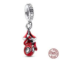 Nauji  Mickey Minnie Karoliukai Marvel Geležinis Žmogus Pakabukai Sterlingas Sidabras originalūs Tinka Apyrankei Pasidaryk pats Papuošalų Gamyba Moteriška Dovana gray