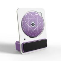 Nešiojamas CD grotuvas Belaidis Bluetooth muzikos grotuvas Įkraunamas muzikos albumų CD DISC grotuvas Namų CD įrenginys su nuotolinio valdymo pultu violetinė
