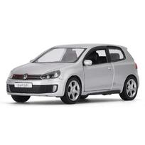 1/36 Volkswagen Golf 6 GTI Žaislinis Automobilis Metalinis Miniatiūrinis Modelis Visureigis Atgal Traukiamas Durys Atsidarančios Švietimo Kolekcija Dovana Vaikui sidabras