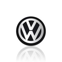 Skirta VW 45mm/50mm Automobilio Aliuminio Ženklelis Vairo Rato Logotipo Apdailos Lipdukas Volkswagen VW R Line GTI Golf 5 7 Tiguan Caddy Passat