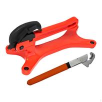 Nešiojamas vamzdžių spaustuvas, žandikaulio spaustukas, santechnikos įrankis, veržliaraktis montavimui, tvirtinimui Wrench 28cm