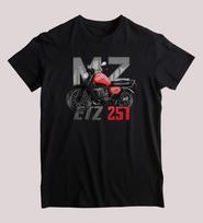 Rytų Vokietija MZ ETZ 251 Klasikinis Motociklas Marškinėliai Vasariniai Medvilniniai Apvalia Kaklo Iškirpte Trumpomis Rankovėmis Vyriški Marškinėliai Naujas S3XL L gray