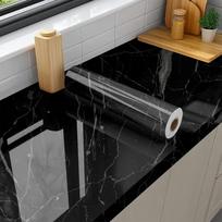 Lipni marmuro plėvelė - Atspari vandeniui/aliejui PVC sienų danga virtuvės užpakalinei sienai ir stalviršiams - Nulupkite ir priklijuokite 55x200cm
