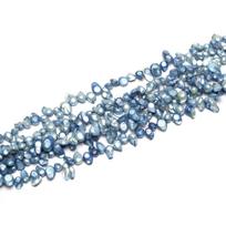 1 gija, barokiniai natūralūs gėlavandeniai perlai karoliukai papuošalų gamybai, „pasidaryk pats“ karoliai, apyrankės, amatai (Karoliukai 8-12mm, Ilgis 36cm) 1String/8-12mm-36cm gray