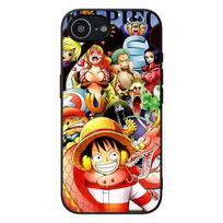 Anime Nami Luffy Zoro One Pieces telefono dėklas Apple iPhone 17 16 11 Pro XS Max XR 6 7 8 Plus 16E SE 2020 Air 5 SE2 iPhone SE (2020) beige