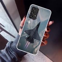 Karinis lėktuvas Karo laivas Kovotojas Telefono dėklas Samsung Galaxy A17 A57 A37 A16 A26 A36 A56 A15 A25 A35 A55 A14 A13 A54 A53 A34 Samsung A06 gray