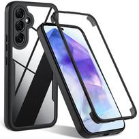 360 laipsnių pilnos apsaugos dėklas, skirtas Samsung A55 5G A35 A54 5G A14 A34 A53 A13 A33 A72 A52S A16 A26 A36 A56, atsparus smūgiams telefono dėklas A22 4G