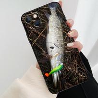 Lydekos Žvejybos Masalas Telefono dėklas iPhone 17 Pro Max 14 13 12 11 15 16 Pro Max mini 15 16 Plus 16e 17 Air Cover iPhone 16