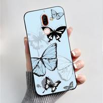 Dėklas Nokia 7Plus prabangus madingas drugelis gėlė minkštas silikonas TPU dėklai Nokia 7 plius 7.1 telefono galinis dangtelis Coque Fundas Nokia 7 Plus