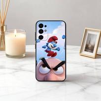 KARIKATŪRINIS F-Funny S-Smurfs ES Telefono dėklas Samsung S25,S24,S21,S22,S23,S30,Ultra,S20,Plus,Fe,Minkštas silikoninis juodas dangtelis Samsung S21lite