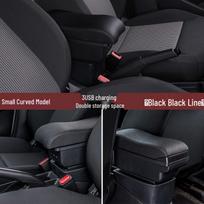 08-11 Toyota Yaris Centrinė porankių dėžutė be gręžimo
