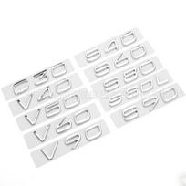 3D ABS Volvo raidės Automobilio bagažinės emblema Ženklelis C30 V40 V50 V60 V90 S40 S60 S80 S90 XC40 XC60 XC90 T5 T6 Logotipo priedai T6 white