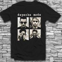 Depeche Mode Band graphic Vintage Electronic Unisex TShirt Unisex Cotton Short Sleeve Yk Oversized Popular Tee Fashion Tops S gray