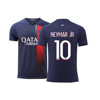 2324 Namas Nr. 30 10 Neymar 7Mbabpe Futbolo Uniformos Rinkinys Su Kojinėmis Marškinėliai 26 blue