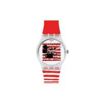 Swatch Quartz Movement Disney Designer Collaboration Gift Box Unisex Watches Multicolor GZ352 Red white