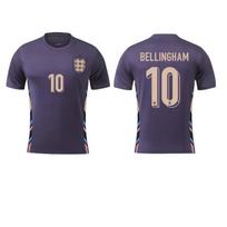 2024 Europos taurė Anglijos išvykos marškinėliai vienas viršus Nr. 10 Bellingham 7 Saka 9 Kane futbolo marškinėliai #24 gray