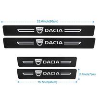 2025 Dacia Dokker Jogger Duster Logan Sandero Lodgy Spring Bigster Automobilio Durų Slenksčio Apsauga Bagažinės Bamperio Lipdukai gray