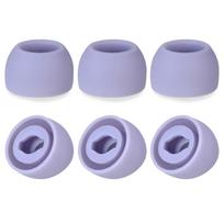 6 VNT. „Samsung Galaxy Buds Pro“ ausų antgaliai Silikoniniai ausų antgaliai Pakeičiami ausinių dangteliai Ausinių antgaliai Ausų kištukai Ausinių priedai violetinė