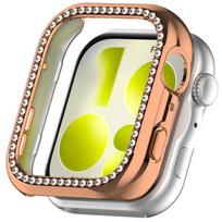 Cover Case For HUAWEI Watch Fit 5/5 Pro Screen Protector Hollow Diamond PC Bumper Frame shell huawei watch fit 4 Pro Protective For HUAWEI FIT 5 rožinio aukso spalvos