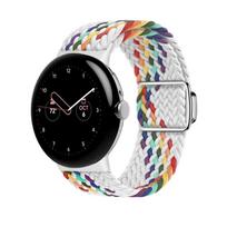 Nailoninis pintas dirželis Google Pixel Watch 4/3 41mm pakeitimui Magnetinė apyrankė Audinio apyrankė Pixel Watch 4/3/2/1 Juostai Pixel Watch 4-3 41mm gray