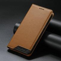 Skirta Xiaomi Redmi Note 15 Pro Plus 5G RFID odinė piniginė magnetinis dėklas Redmi Note 15 Pro 4G dėklui Note15 Pro+ knygos tipo dėklas Redmi Note 15 Pro 5G ruda