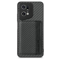 Raskite X9 Pro X5 Lite X7 X8 Ultra 5G Odinis dėklas su kortelių laikikliu Anti-theft Piniginės Laikiklis Funda skirtas OPPO Find X 9 8 X 5 Lite 9X Dangtelis Find X9 Pro juoda