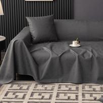 Neperšlampama sofos užvalkalas Naujas Atsparus šlapimui Atsparus katėms Keturių sezonų Universalus užvalkalas Nelimpa plaukai Ruduo Žiema Sofos apsauga 210 x130cm 1pcs black