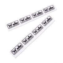 4/8 vnt. Automobilio lipdukas Įspėjimas Apsaugos signalizacijos sistema Lipnus 3,6x1,6cm Vandeniui atsparus Dangtelis Įbrėžimams/Purvui Lauko Automobilio CV Sunkvežimio black