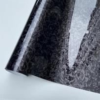Blizganti lazeriu kalta anglies pluošto vinilinė plėvelė, lipni automobilio lipdukas, vandeniui atspari, blizgi automobilio vinilo anglies plėvelė, automobilio lipdukui 10X152 CM black