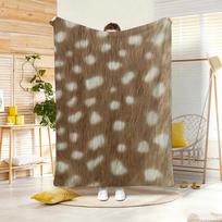 Madingas gyvūnų rašto pledas, lengvas 240g flanelės pledas, minkštas, draugiškas odai, vasaros vėsinimui 75cmx90cm