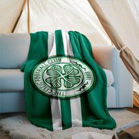 1PC Celtic Football Club Crest Printed Soft Flannel Blanket Throw for Adult Bedroom Living Room Sofa Camping Travel Fan gifts Christmas Gifts 75x90cm