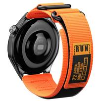 22mm Watch Strap for Garmin Vivoactive 4, Forerunner 255 265, Venu 3/2 Band, Sprot Nylon Velcro Band for Huawei Watch GT5 4 3 2 22mm black