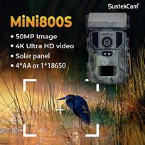 SUNTEKCAM MINI800S Hunting Camera 50MP 4K solar panel