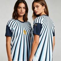 Argentinos Futbolo Tinklinis Marškinėliai Futbolo Gerbėjų Dovana Viršus Vyriški Sportiniai Greitai Džiūstantys Marškinėliai Kvėpuojantys Trumpomis Rankovėmis Unisex Per dideli Marškinėliai 4XL