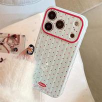 Red polka dot striped love bracket is suitable for Apple 11ProMax mobile phone case 11 girls high value Huawei Xiaomi for other models, please contact customer service gray