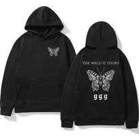 Juice WRLD Hoodies Vyrams Moterims Su Gobtuvu Megztiniai Mados Hip Hop Laisvalaikio Megztiniai Ruduo Berniukams Mergaitėms Juodas Streetwear Juicewrld S black