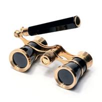 Originalios Prekės Britiški Retro Operos Žiūronai HD Nešiojami Kišeniniai Žiūronai su Rankena Visas Metalas Koncertui Handle-Black juoda