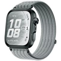 Naujas nailoninis dirželis Huawei Watch Fit 5 4 Pro 3 Sport, kvėpuojantis laikrodžio apyrankė Huawei Fit 5 Pro, apyrankės priedai Huawei Watch Fit 3 pilka