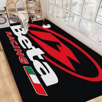 B-Beta Racing Virtuvės kilimėlis Vaikų kambario Miegamojo Dekoras Balkono Neslystantis Durų kilimėlis Svetainės Alfombra 40cm x 60cm red