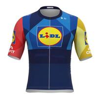 Sportinė apranga Vasara Lidl Komanda Dviratininko Džersio Rinkinys Dviračio Apranga Ropa Ciclismo Dviračio Apranga Drabužiai Vyriškas Trumpas Džersis Šortai XL blue