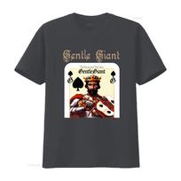 Gentle Giant The Power And Glory Regular Size Cotton Unisexs T Shirt Vintage Graphic Streetwear Fashion Soft Unisex 4XL black