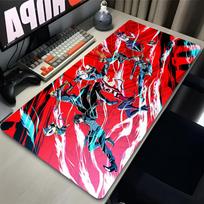 Hot Game Mouse Pads Laptop Black And White Manga Keyboard Rug XXL PC P-persona 5 Gaming Desk Mat Amamiya Ren Cool Anime Mousepad 40cmx90cm(15.7x35.4inch)
